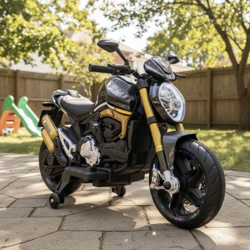 Moto a Batería Bebesit Monster 12 Volt Negro