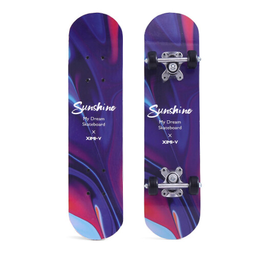 Skateboard Sky - Violeta Unica