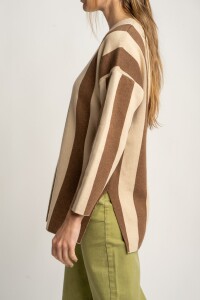 Sweater Rayado Mocha