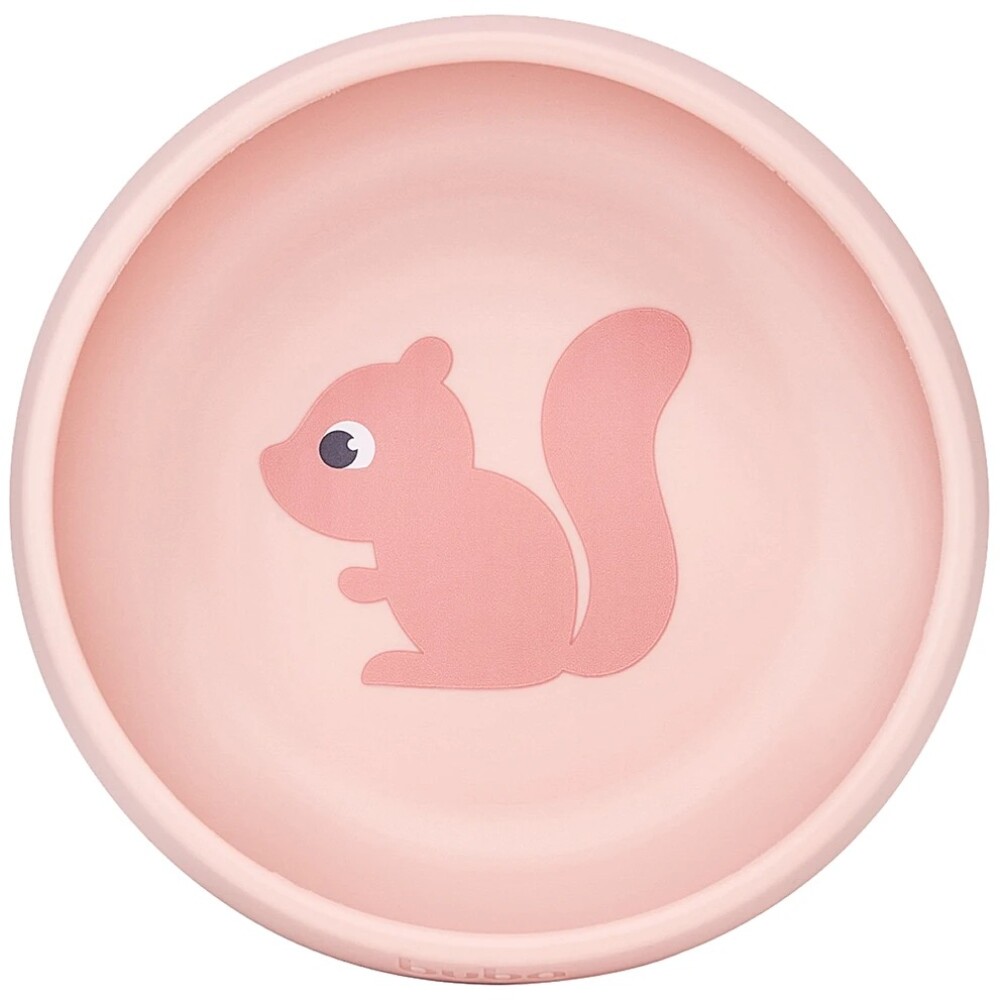 Bowl con ventosa silicona BUBA cloudy rosa conejo