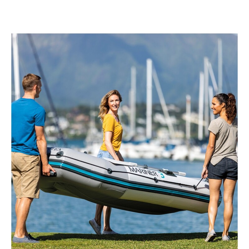 INTEX BOTE GOMÓN INFLABLE MARINER 3 PERSONAS SET Intex Bote Gomón Inflable Mariner 3 Personas Set