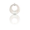 Dije Aro ruso triple - Plata 925 - Sin piedra-CP4604 sinpiedra