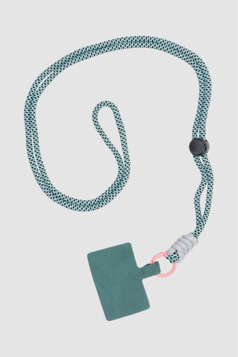 Correa para celular multi - Verde petroleo 