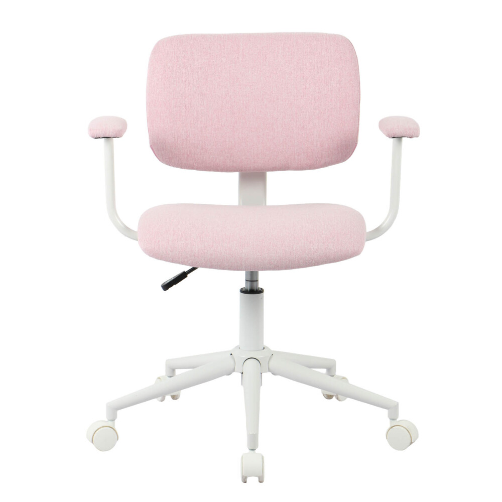 ASIENTO DE OFICINA POLIPROPILENO-Y-TELA ROSA CLIFFORD