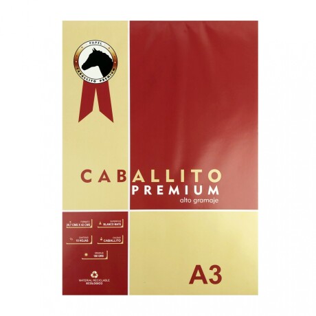 Block Caballito Premium 180 grs A3