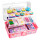 Kit Para Crear Llaveros Cuentas 425 Piezas Estuche Jug025003