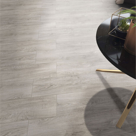 Semi Gres Maderado Gris Claro Mate 20X120Cm Piso Pared GAMAS DE GRIS