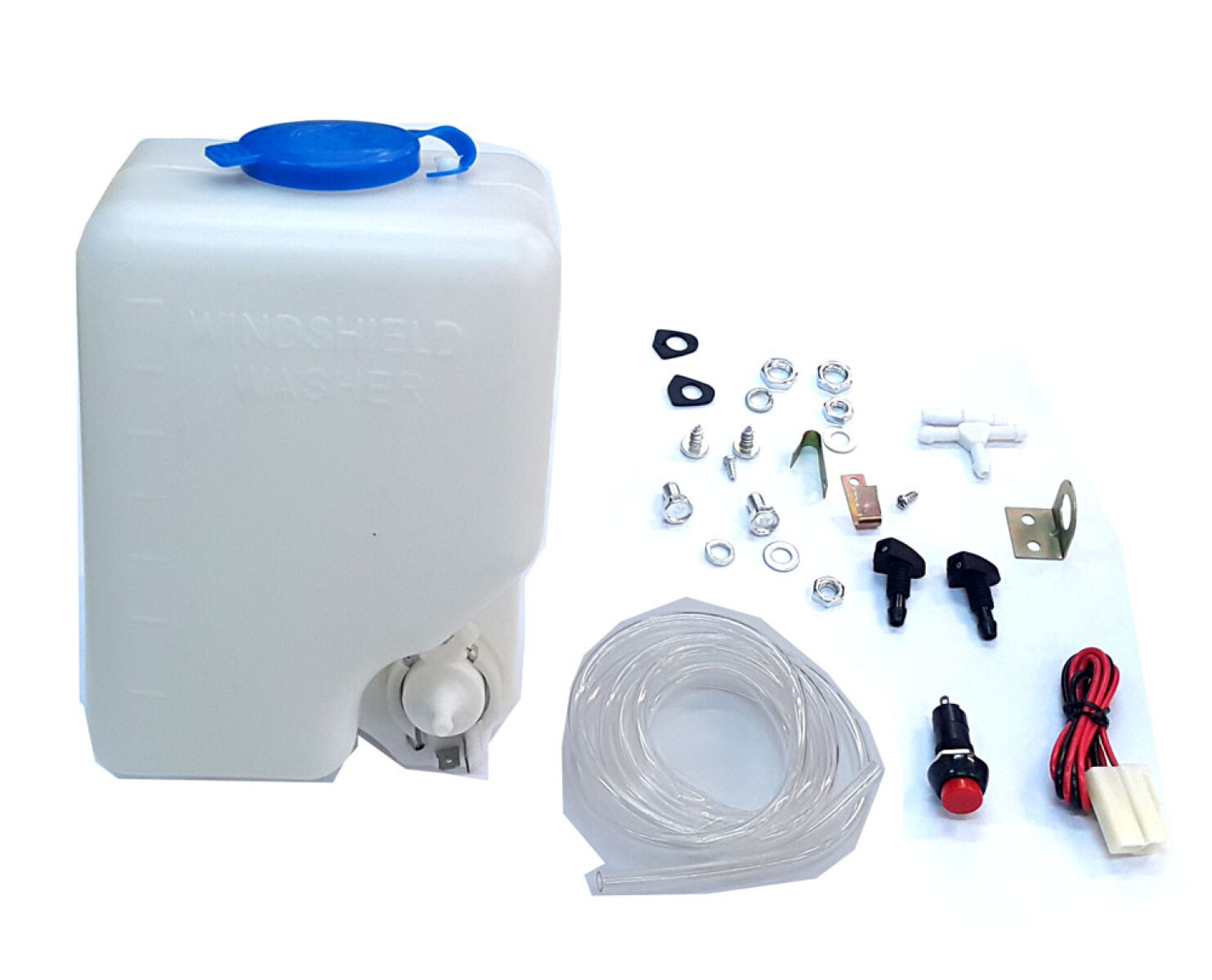 REPARACION LAVA PARABRISAS - KIT LAVAPARABRISAS UNIVERSAL DEPOSITO Y BOMBA - 