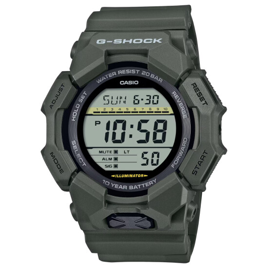 Reloj CASIO G-SHOCK GD010-3DR en Resina Verde Esfera 52mm 0