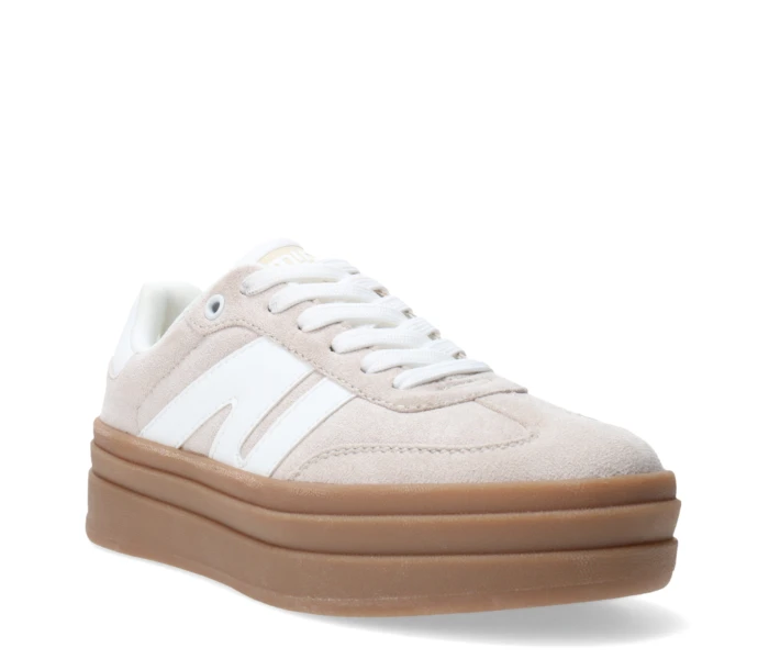 Deportivo AKOK con plataforma Beige