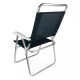 Set X 2 Sillas Master Plus Aluminio NEGRO