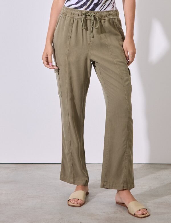 Pantalon Cargo OLIVA