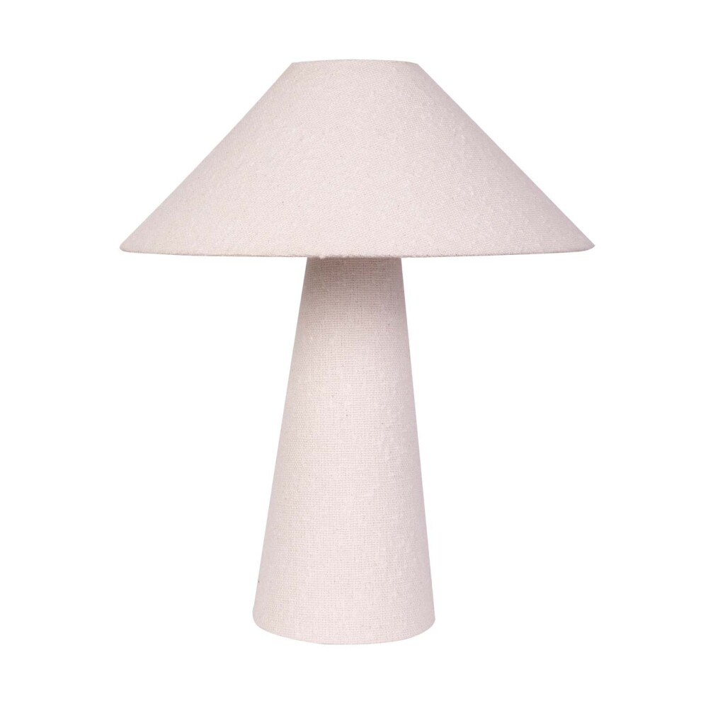 LAMPARA TELA GRIS MUSHROOM FCP38