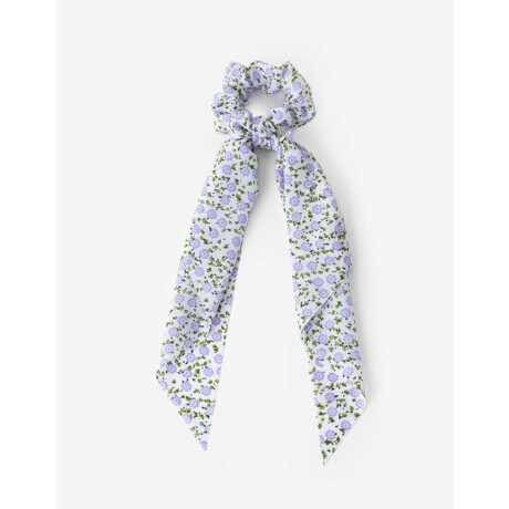 Gomita Elástica Con Lazo Estampado Flores