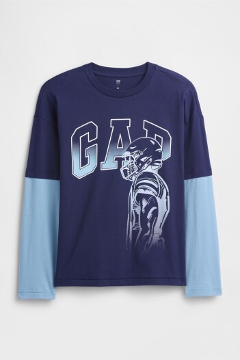 Remera Gráfico Niño New Navy