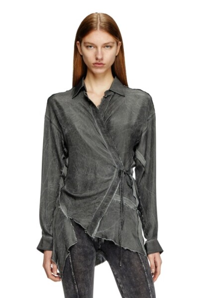 C-RAZY-Q1 SHIRT Negro