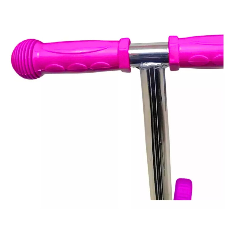 Monopatín Piccoly 3 Ruedas Para Niños Ajustable Con Luces Rosa