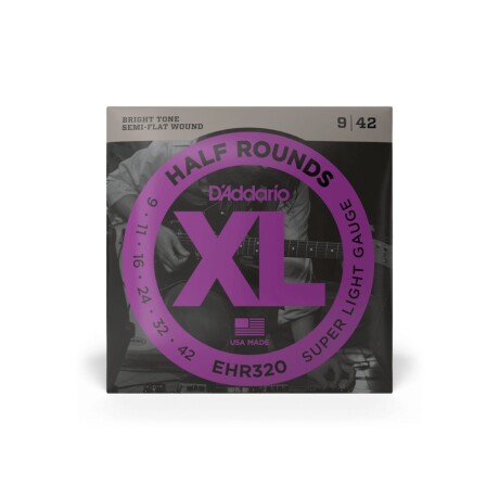 Encordado Electrica/daddario Ehr320 Xl Half R .009 Encordado Electrica/daddario Ehr320 Xl Half R .009