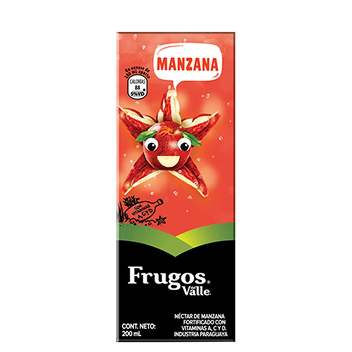 FRUGOS DEL VALLE JUGO DE MANZANA X 200 