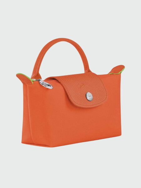 Longchamp -Neceser, Le Pliege Green Naranja