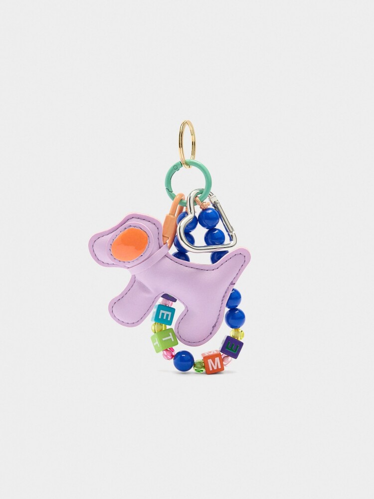 Llavero Charm Perro multicolor