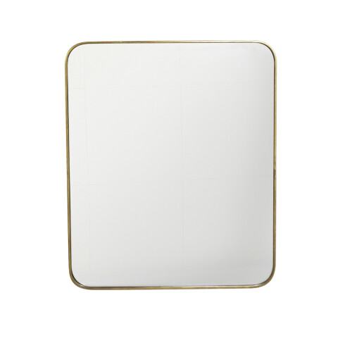 ESPEJO METAL 51x61CM REDONDEADO DORADO ESPEJO METAL 51x61CM REDONDEADO DORADO