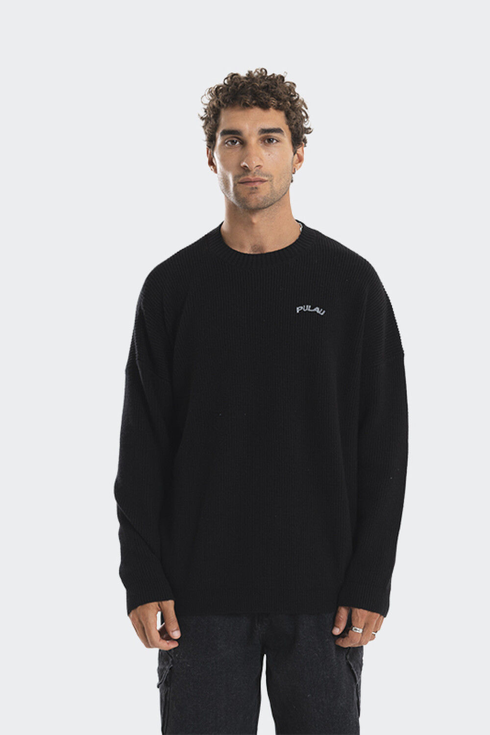 Buzo Pulau Tejido Now Is Now Negro