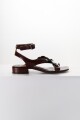 SANDALIA ARO MARRON