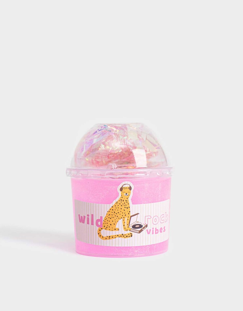 Slime Con Accesorios Para Customizar - Rosa Claro 