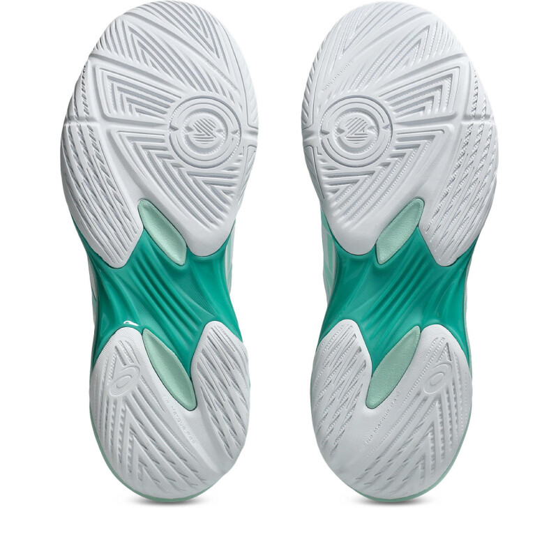 Zapatillas Voley Gel-Rocket 12 Mujer White/fresh Ice