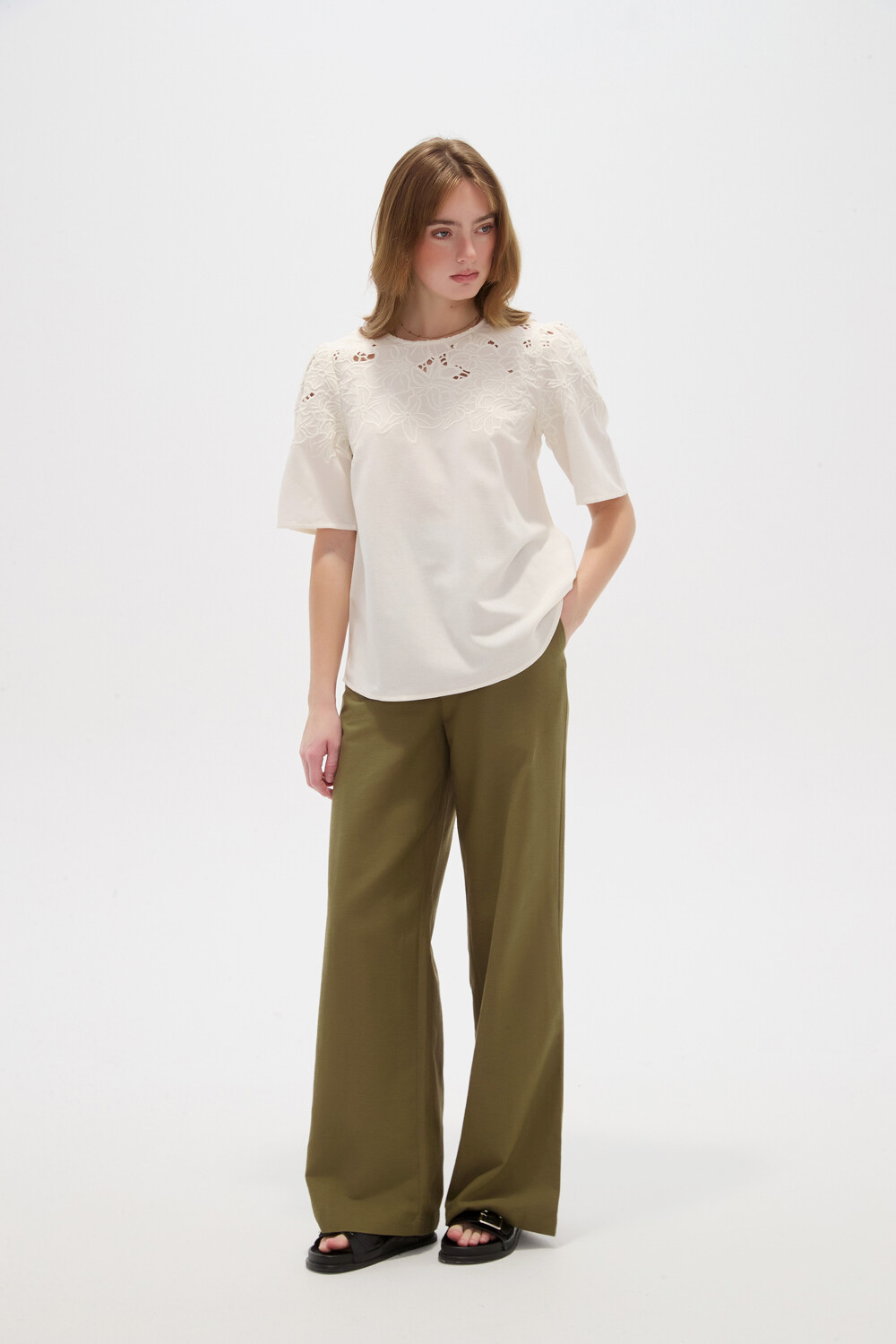 Blusa Benol Marfil / Off White