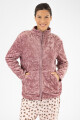Campera textura Rosa antique
