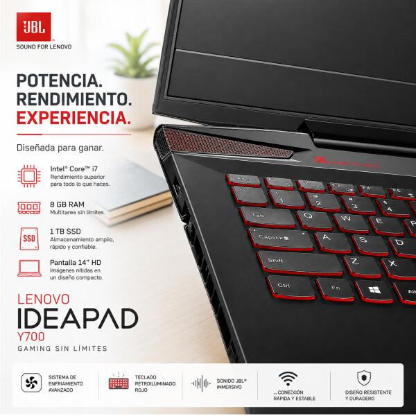 Notebook Lenovo Y50-70 I7 8gb Ram 1tb Ssd Gtx860 15.6" NOTEBOOK RFPL LENOVO Y50-70 I7/8/1/GTX86