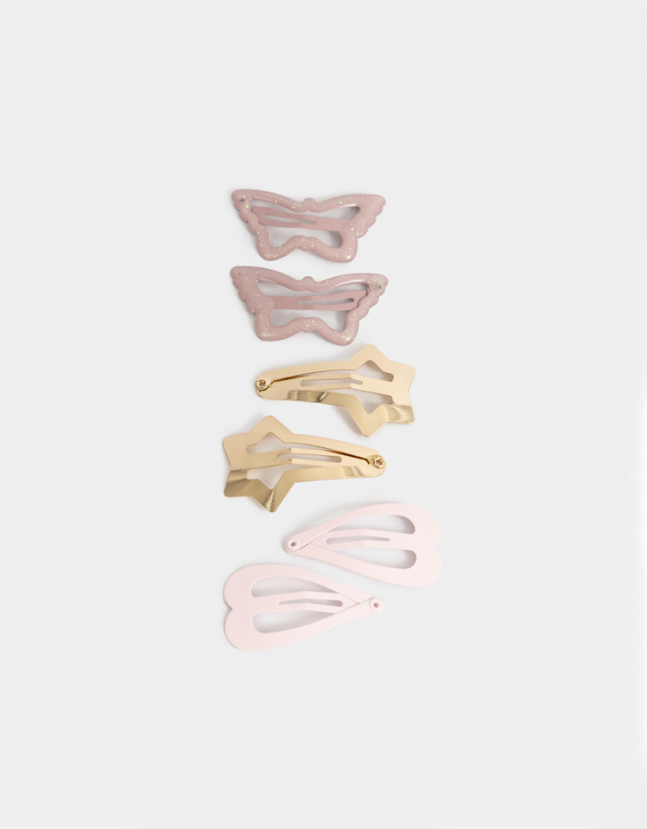 Set De Hebillas Infantiles Tic Tac 