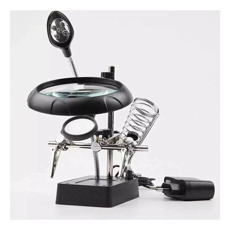 Lupa de mesa con luz led y usb para trabajos de precisión Lupa de mesa con luz led y usb para trabajos de precisión
