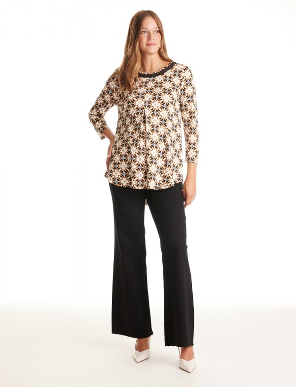 Bluza Pinza Flores TOSTADO/MULTI