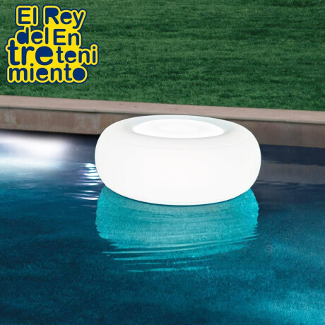 Sillón Puff Intex Ottoman C/ Luces Led Piscina Jardín Sillón Puff Intex Ottoman C/ Luces Led Piscina Jardín