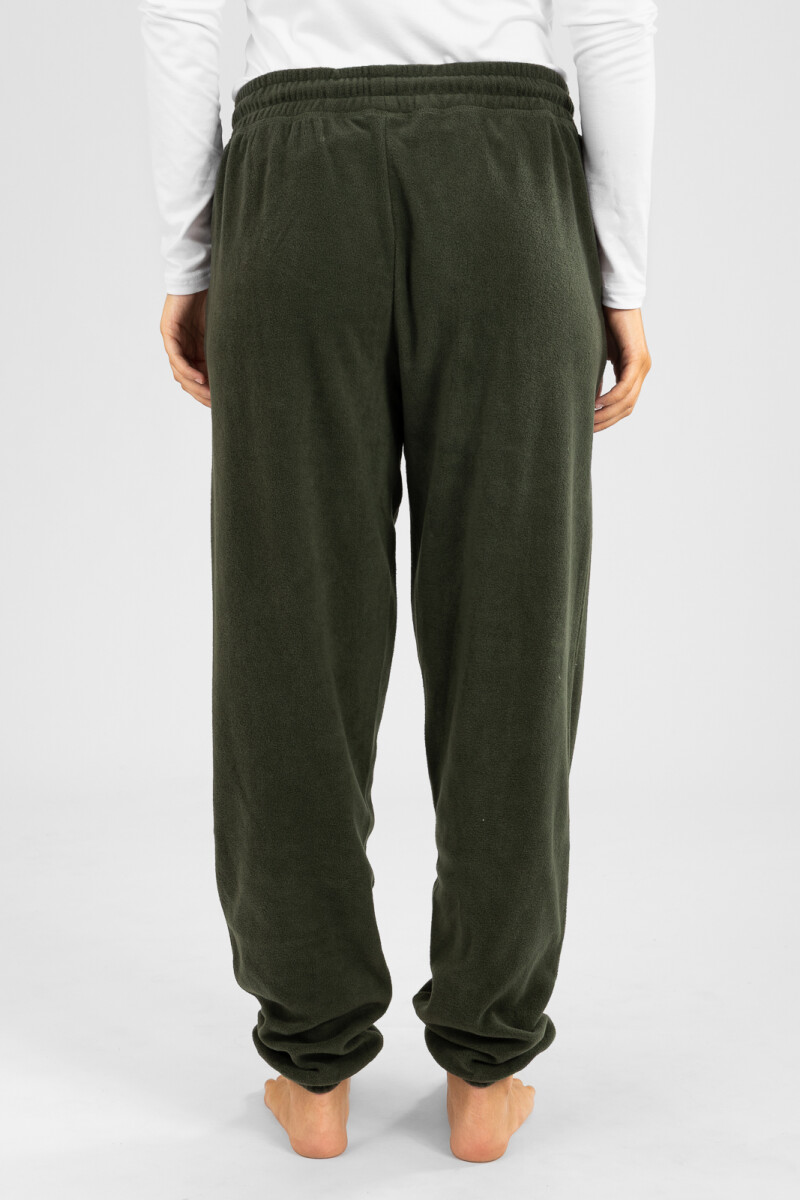 Pantalon polar mujer Verde claro