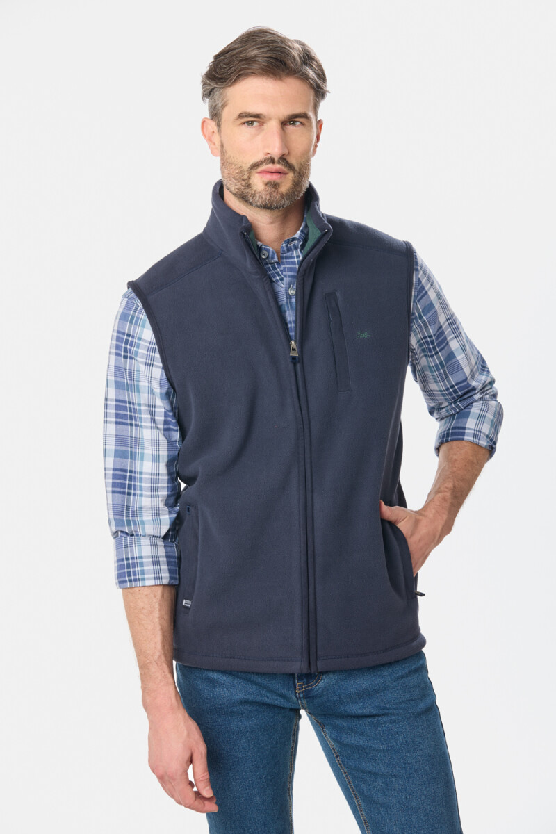 CHALECO POLAR DE ABRIGO - Azul 