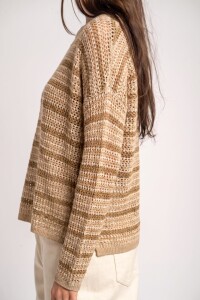 Sweater Texturado Arena