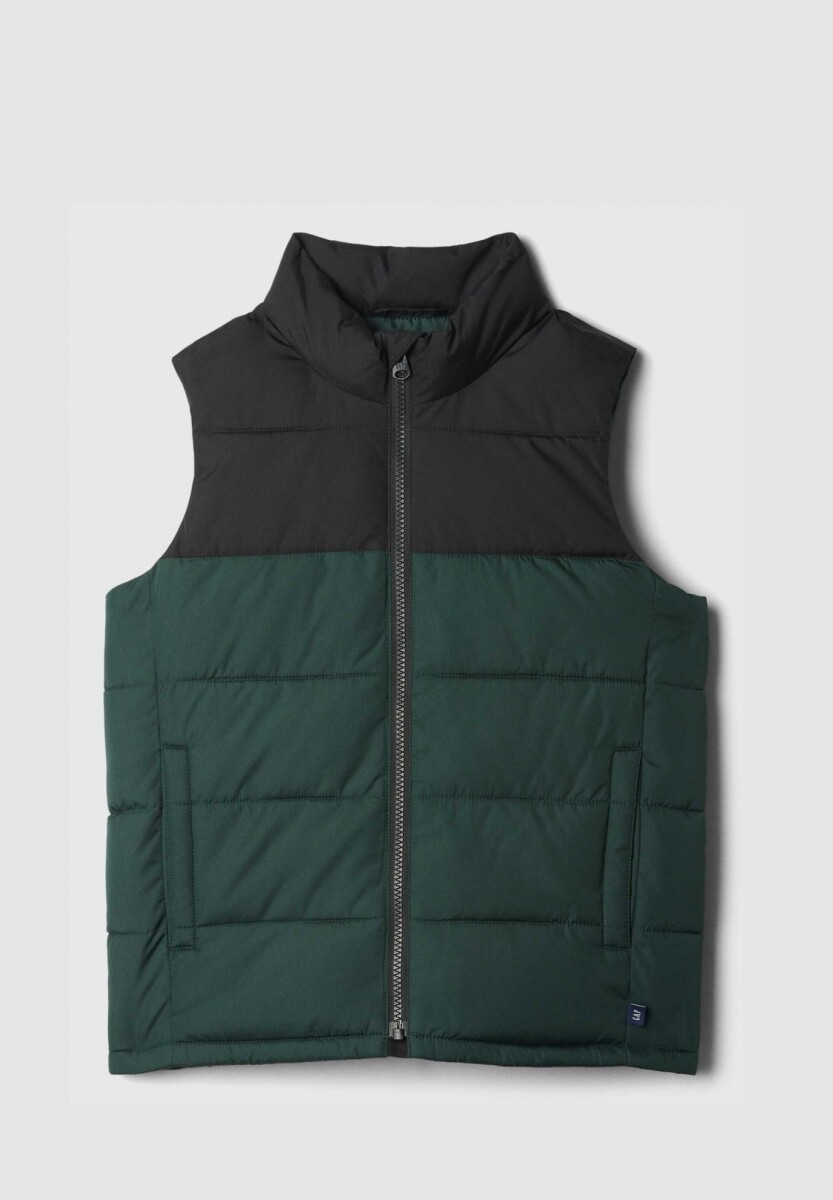 Chaleco Puffer Niño - True Black 