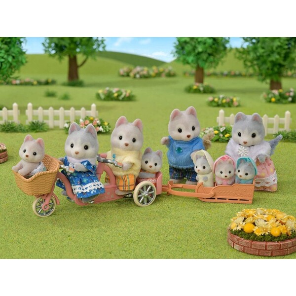 Sylvanian Families Hermanos Husky Bicicleta Doble Juguete Sylvanian Families Hermanos Husky Bicicleta Doble Juguete