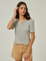 Remera Thunder Plateado