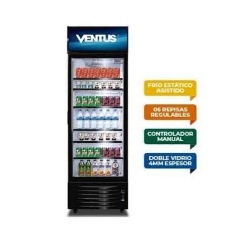 Heladera exhibidor vertical una puerta de vidrio 290 litros Heladera exhibidor vertical una puerta de vidrio 290 litros