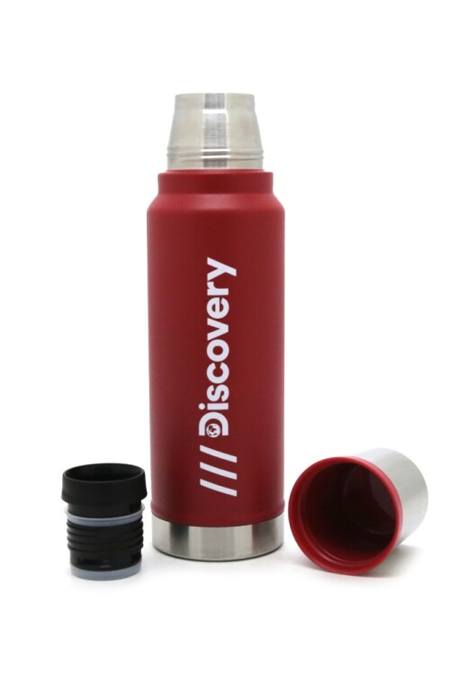 Termo 1000 mL doble Acero - Discovery Rojo