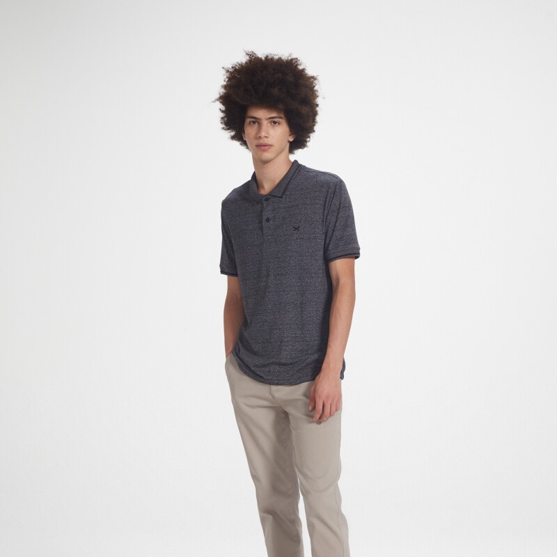 CAMISA POLO MM MASC PRETO ESCURO