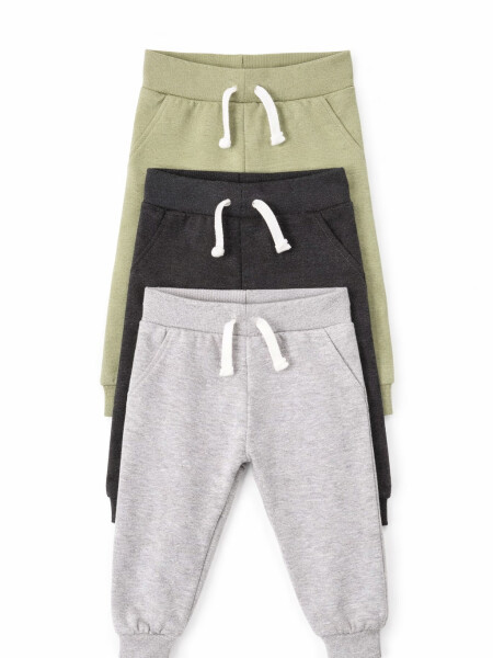 PANTALON HARRY IV PACK X 3 VERDE