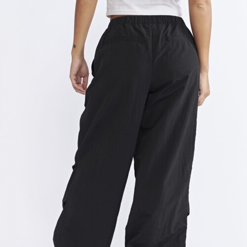 Pantalon Dama Parachute N+ Negro