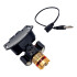 Linterna Minero Cabeza Recargable Luz Solar Pesca Camping Variante Color Negro Cobre