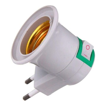 Porta Lampara Con Enchufe Y Llave De Encendido Calidad Porta Lampara Con Enchufe Y Llave De Encendido Calidad
